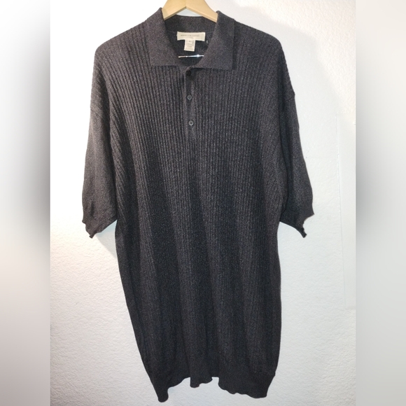 PRONTO UOMO FIRENZ Men's Sweater sz 2XT Heathered Gray